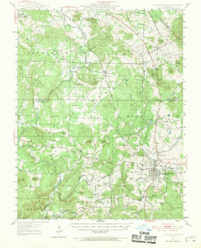 United States Geological Survey Fredericktown, MO (1947, 62500-Scale) digital map