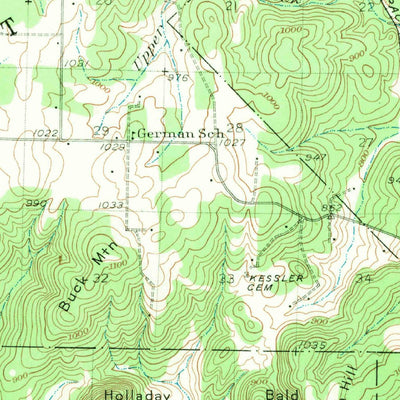 United States Geological Survey Fredericktown, MO (1947, 62500-Scale) digital map