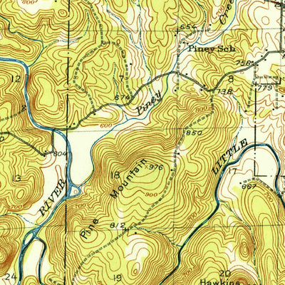 United States Geological Survey Fredericktown, MO (1950, 62500-Scale) digital map
