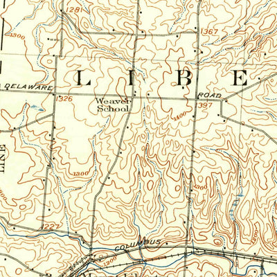 United States Geological Survey Fredericktown, OH (1915, 62500-Scale) digital map