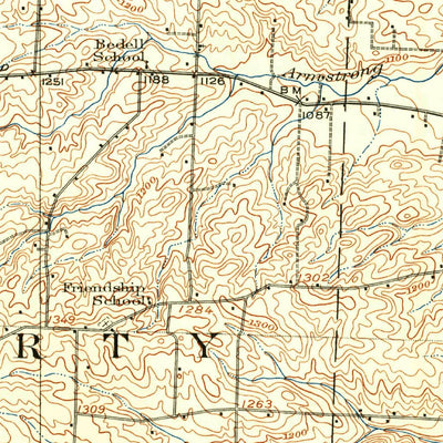 United States Geological Survey Fredericktown, OH (1915, 62500-Scale) digital map