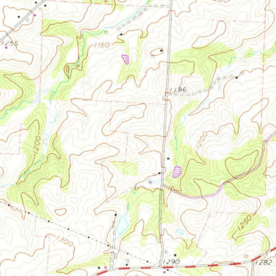 United States Geological Survey Fredericktown, OH (1961, 24000-Scale) digital map