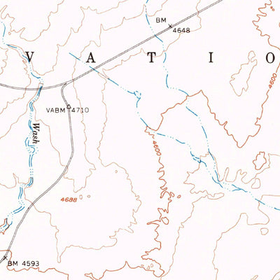 United States Geological Survey Fredonia, AZ (1954, 62500-Scale) digital map