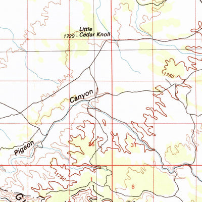 United States Geological Survey Fredonia, AZ (1984, 100000-Scale) digital map