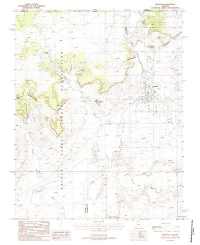 United States Geological Survey Fredonia, AZ (1988, 24000-Scale) digital map
