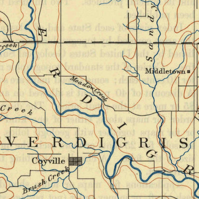 United States Geological Survey Fredonia, KS (1894, 125000-Scale) digital map