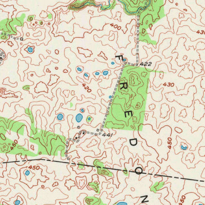 United States Geological Survey Fredonia, KY (1954, 24000-Scale) digital map