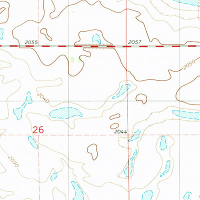 United States Geological Survey Fredonia, ND (1982, 24000-Scale) digital map