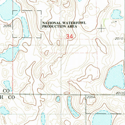United States Geological Survey Fredonia, ND (1982, 24000-Scale) digital map