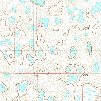 United States Geological Survey Fredonia NW, ND (1982, 24000-Scale) digital map