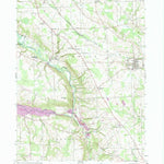 United States Geological Survey Fredonia, PA (1958, 24000-Scale) digital map