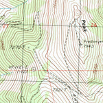 United States Geological Survey Fredonyer Peak, CA (1989, 24000-Scale) digital map