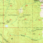 United States Geological Survey Free Peak, CA-NV (1956, 62500-Scale) digital map