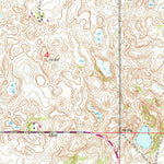 United States Geological Survey Free Peoples Lake, ND (1951, 24000-Scale) digital map