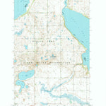 United States Geological Survey Free Peoples Lake, ND (1994, 24000-Scale) digital map