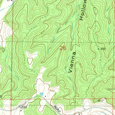 United States Geological Survey Freeburg, MO (1981, 24000-Scale) digital map