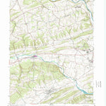 United States Geological Survey Freeburg, PA (1965, 24000-Scale) digital map