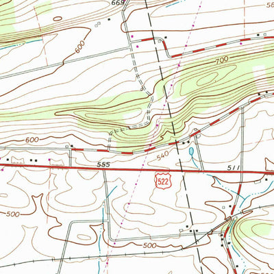 United States Geological Survey Freeburg, PA (1965, 24000-Scale) digital map