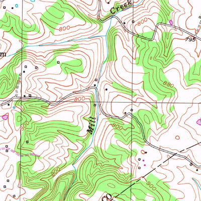 United States Geological Survey Freedom, KY (1953, 24000-Scale) digital map