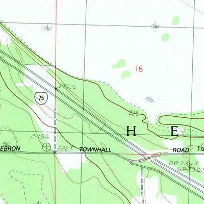 United States Geological Survey Freedom, MI (1982, 25000-Scale) digital map