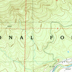 United States Geological Survey Freedom Mountain, AR (1985, 24000-Scale) digital map
