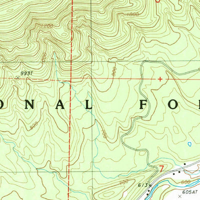 United States Geological Survey Freedom Mountain, AR (1985, 24000-Scale) digital map