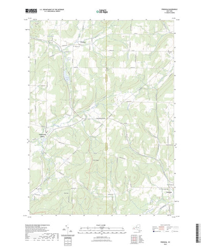 United States Geological Survey Freedom, NY (2023, 24000-Scale) digital map