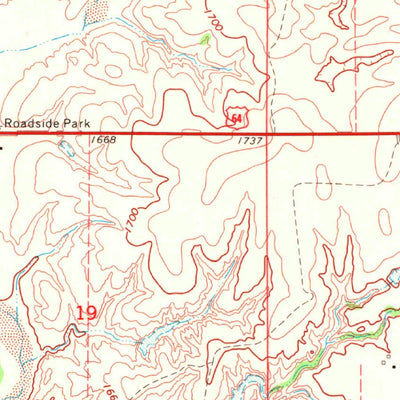 United States Geological Survey Freedom, OK (1970, 24000-Scale) digital map