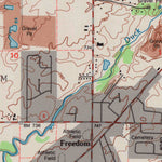 United States Geological Survey Freedom, WI (1992, 24000-Scale) digital map