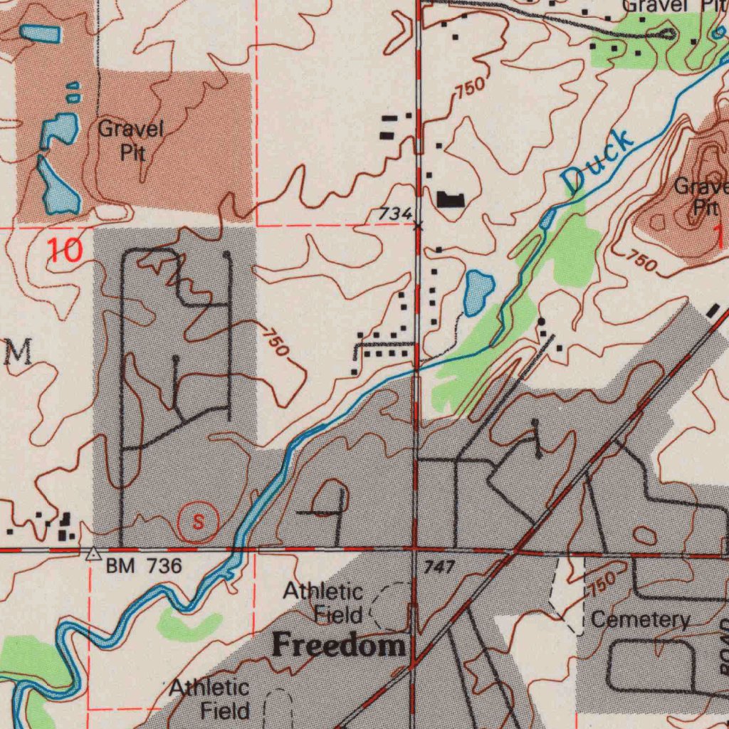 Freedom, WI (1992, 24000-Scale) Map by United States Geological Survey ...