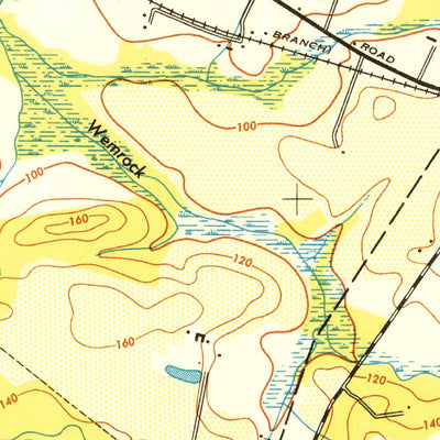 United States Geological Survey Freehold, NJ (1947, 24000-Scale) digital map