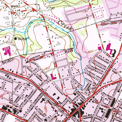 United States Geological Survey Freehold, NJ (1953, 24000-Scale) digital map