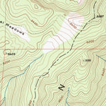 United States Geological Survey Freel Peak, CA (1992, 24000-Scale) digital map