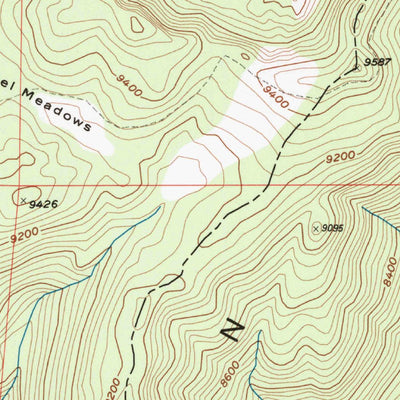 United States Geological Survey Freel Peak, CA (1992, 24000-Scale) digital map