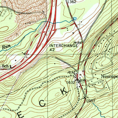 United States Geological Survey Freeland, PA (1999, 24000-Scale) digital map