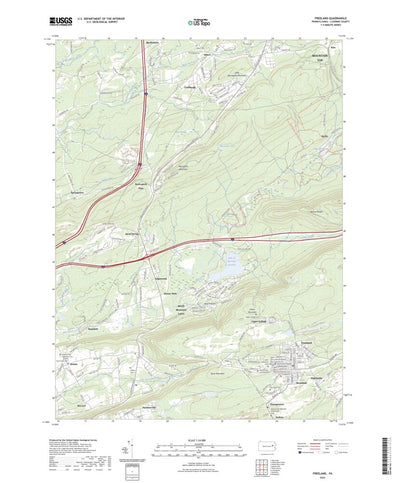 United States Geological Survey Freeland, PA (2023, 24000-Scale) digital map
