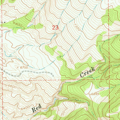 United States Geological Survey Freeland, WY (1960, 24000-Scale) digital map
