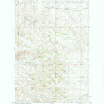 United States Geological Survey Freeman Creek, MT (1982, 24000-Scale) digital map