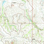 United States Geological Survey Freeman Creek, MT (1982, 24000-Scale) digital map