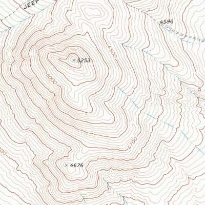 United States Geological Survey Freeman Junction, CA (1972, 24000-Scale) digital map