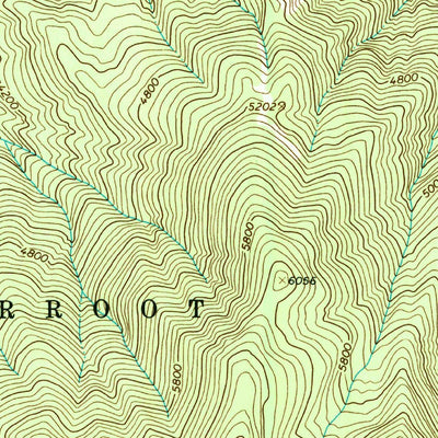 United States Geological Survey Freeman Peak, ID (1966, 24000-Scale) digital map