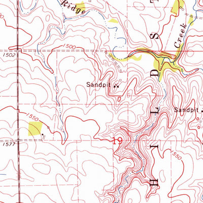 United States Geological Survey Freeman, SD (1970, 24000-Scale) digital map
