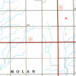 United States Geological Survey Freeman, SD (1985, 100000-Scale) digital map