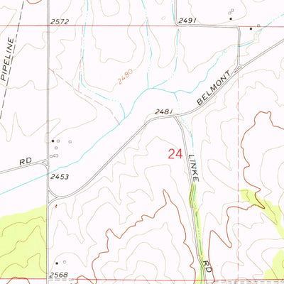United States Geological Survey Freeman, WA (1973, 24000-Scale) digital map