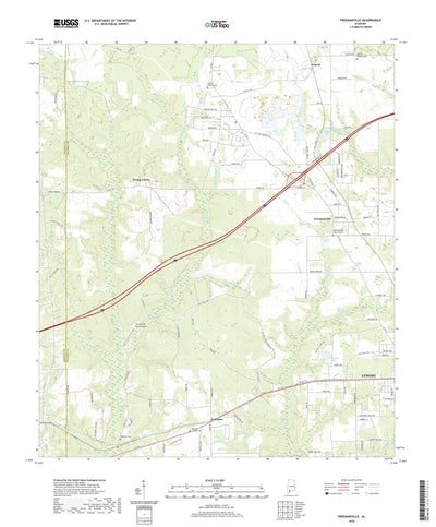 United States Geological Survey Freemanville, AL (2020, 24000-Scale) digital map