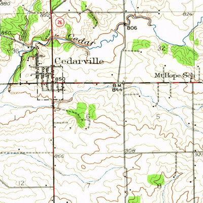 United States Geological Survey Freeport, IL (1939, 62500-Scale) digital map