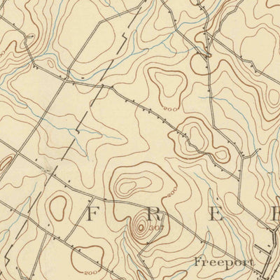 United States Geological Survey Freeport, ME (1892, 62500-Scale) digital map