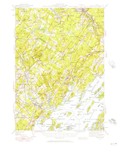 United States Geological Survey Freeport, ME (1941, 62500-Scale) digital map