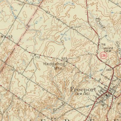 United States Geological Survey Freeport, ME (1944, 62500-Scale) digital map
