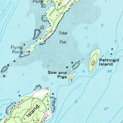 United States Geological Survey Freeport, ME (1957, 24000-Scale) digital map